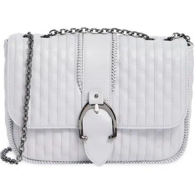 Longchamp Amazone Small Quilted Leather Crossbody Bag In White