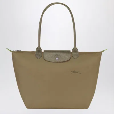 Longchamp Artichoke Coloured L Le Pliage Green Bag