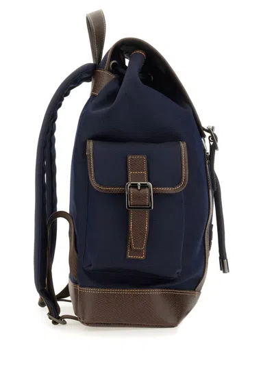 Longchamp Backpack "boxford" In Blue