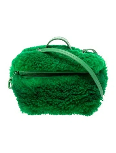Pre-owned Longchamp Backpack In Green