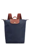 Longchamp Backpack Le Pliage Original Medium In Blue
