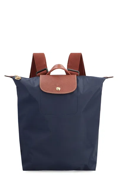 Longchamp Backpack Le Pliage Original Medium In Blue