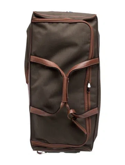 Pre-owned Longchamp Backpack Vintage In Green