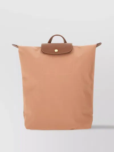 Longchamp Backpack With Adjustable Straps And Top Handle In Pink