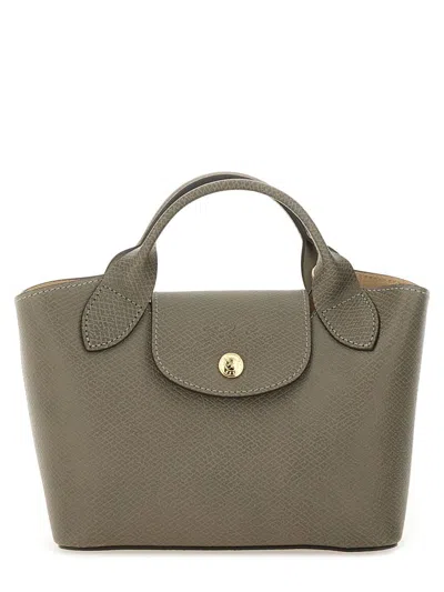 Longchamp Bag "epure" Xs In Gray