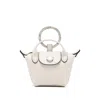 Longchamp Le Pliage Xtra Key Ring In Neutral