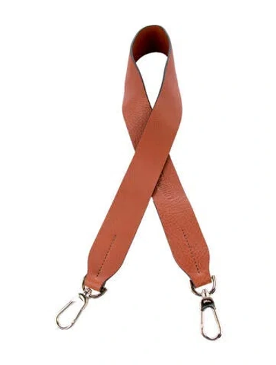 Pre-owned Longchamp Bag Strap In Brown