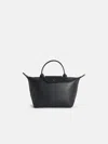 Longchamp Bag With Black Leather 's Le Pliage Xtra' Handle In Black