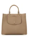 Longchamp Grey Handbag With Embossed Logo On The Front And Adjustable And Removable Shoulder Strap In Leather 