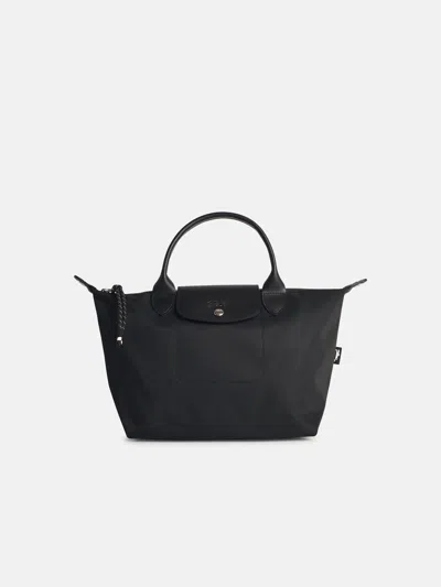 Longchamp Bag With 's Le Pliage Energy' Handle In Black Recycled Tela