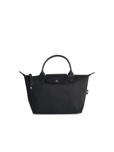 Longchamp Bag With 's Le Pliage Energy' Handle In Black Recycled Tela In Red