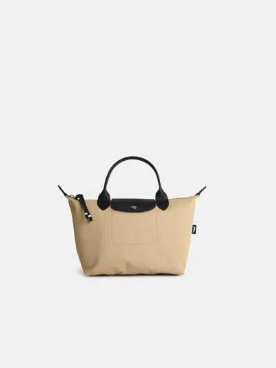 Longchamp Bag With 's Le Pliage Energy' Handle In Recycled Tela Clay In Sand