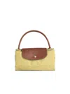 Longchamp Bag With 's Le Pliage Original' Handle In Yellow