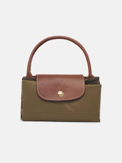 Longchamp Bag With 's Le Pliage Original' Handle In Tela 'olive' In Green