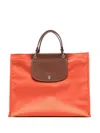 Longchamp Carrot Nylon Tote Bag