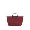 Longchamp Purple Backpacks & Travels In Purple