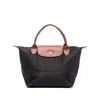 Longchamp Medium Le Pliage Nylon Shoulder Tote In Black