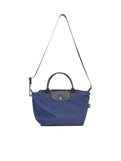 Longchamp Le Pliage Energy Strapped Small Tote Bag In Blue