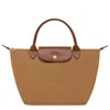 Longchamp Small Le Pliage Original Tote Bag In Brown