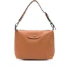 Longchamp Le Pliage Xtra Zip-fastenign Shoulder Bag In Brown