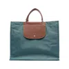 Longchamp Leather Tote Bags In Green