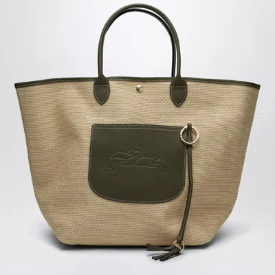 Longchamp Basket Bag L Le Pliage Dark