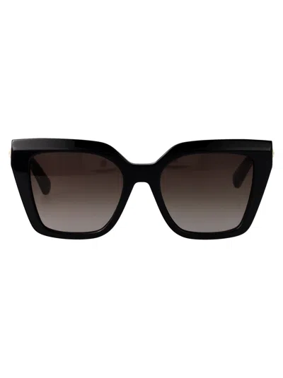 Longchamp Black Acetate Sunglasses