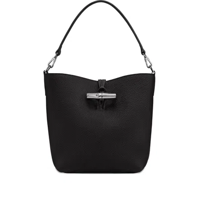 Longchamp Black Bucket Bags