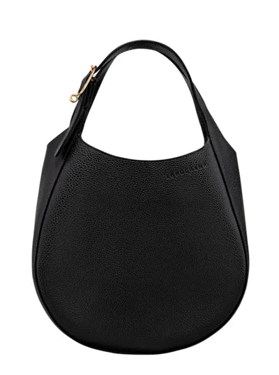 Longchamp Black Le Foulonne Small Hobo