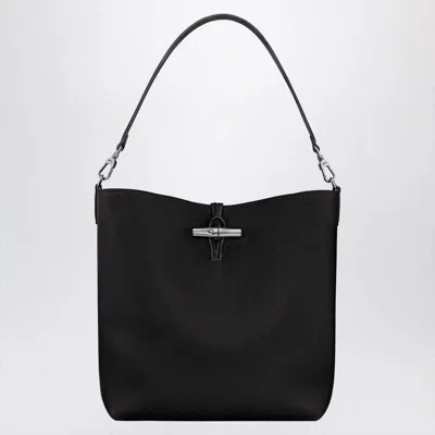 Longchamp Black Leather Handbags