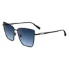 Longchamp 55mm Gradient Square Sunglasses