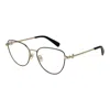Longchamp Black Women Optical Frames In Gold