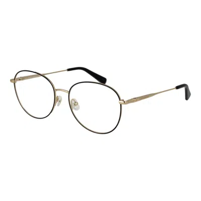 Longchamp Black Women Optical Frames In Gold