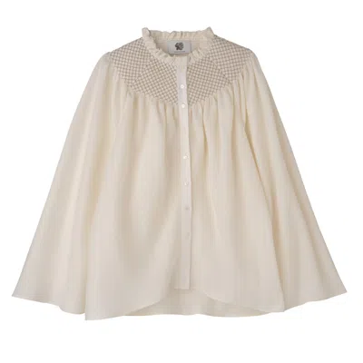 Longchamp Blouse In Ecru