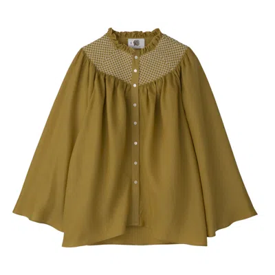 Longchamp Blouse In Ginger