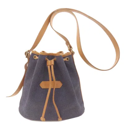 Pre-owned Longchamp Blue Blue Shoulder Bag () In Multi