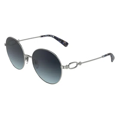 Longchamp Blue Gradient Round Ladies Sunglasses Lo188s 042 57