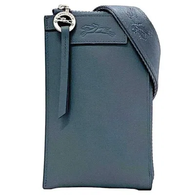 Pre-owned Longchamp Blue Leather Pochette Shoulder Bag () In Multi