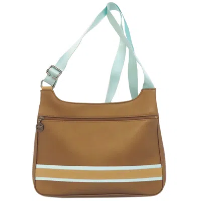 Pre-owned Longchamp Blue Leather Shoulder Bag () In Multi