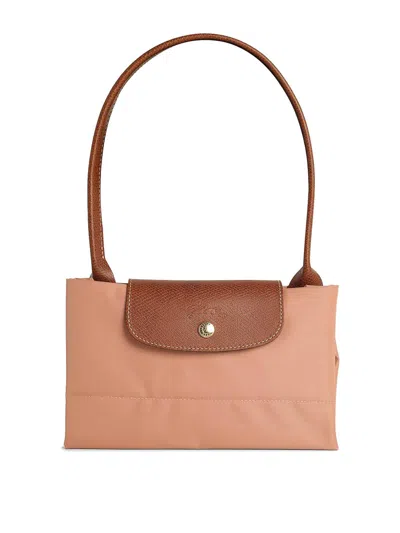 Longchamp Le Pliage Clutch Bag In Nude