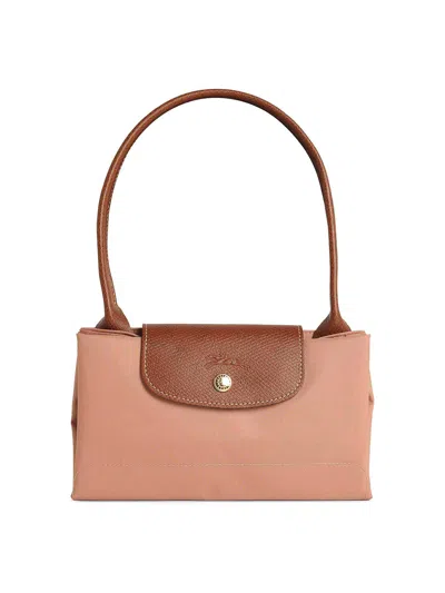 Longchamp Le Pliage Clutch Bag In Nude