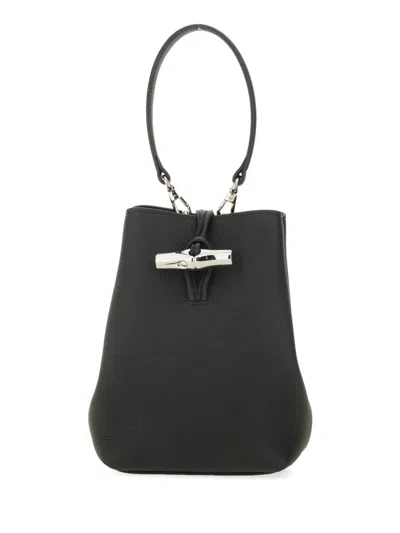 Longchamp Le Roseau" Bucket Bag In Black