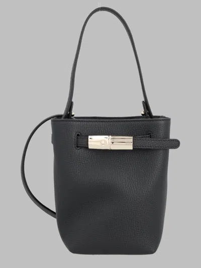 Longchamp Borsa A Secchiello “le Smart” Xs In Black