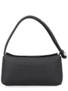 Longchamp Roseau M Sleek Rectangular Shoulder Bag In Black