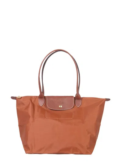 Longchamp Borsa La Pliage Large In Brown