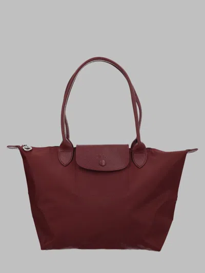Longchamp Borsa "le Pliage" Medium In Brown
