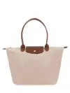 Longchamp Le Pliage Large Bag In Ivory