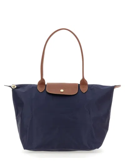 Longchamp Borsa “le Pliage Original” 大号 In Blue