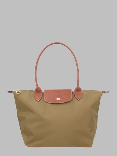 Longchamp Borsa "le Pliage Original" Medium In Green