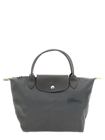 Longchamp Le Pliage Green S Handbag In Grey